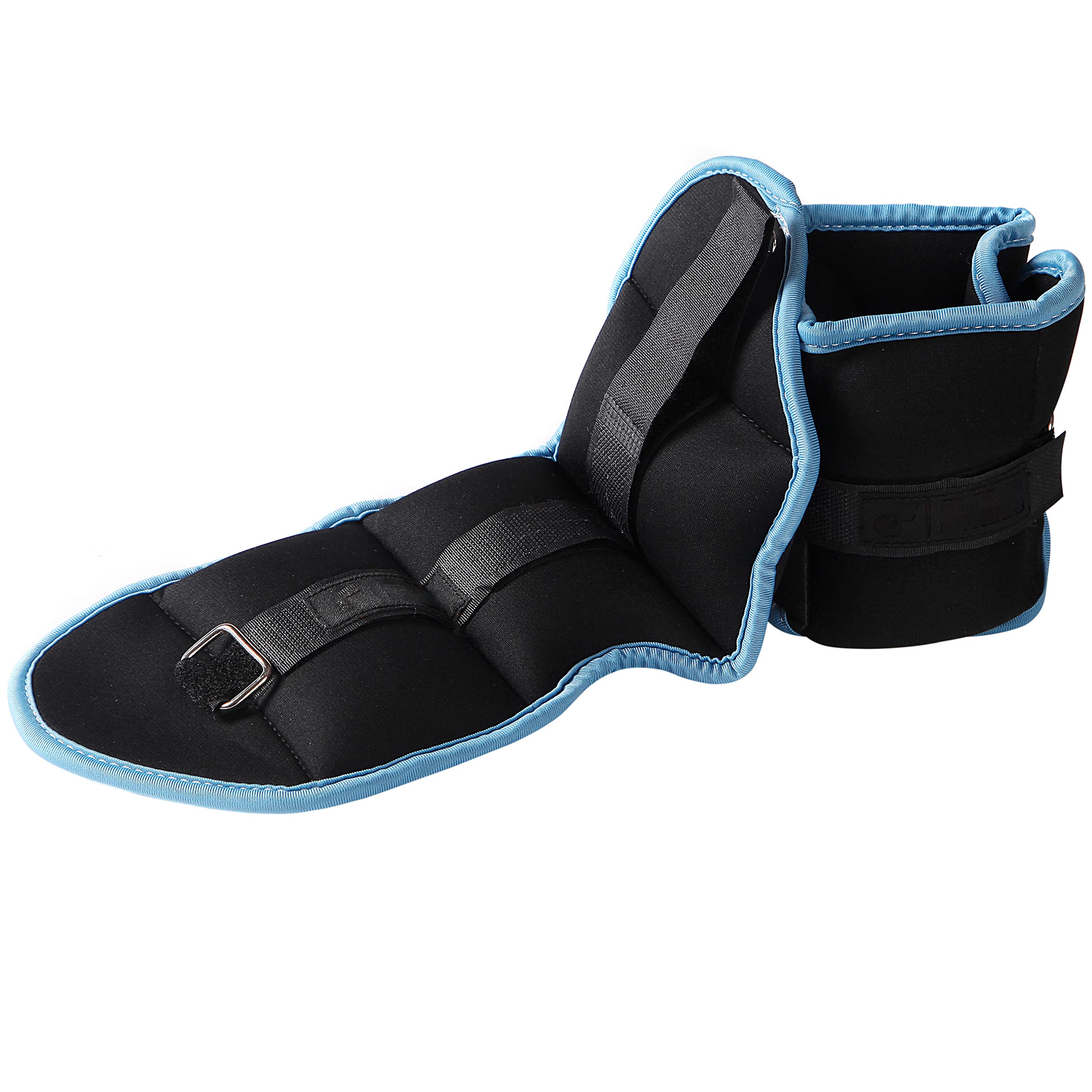Photo 1 of JFIT Ankle Weight Pair 3.0 LBS, Set of 2 with Adjustable Velcro Straps - Breathable, Moisture Absorbent Weight Straps for Men and Women - Comfortable Ankle, Wrist Weights