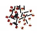 Saliency T Plug Connectors Deans Style Male and Female Connectors 10 pairs Shrink Tubing