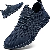 Linenghs Mens Running Shoes Tennis Gym Sneakers Casual Slip On Walking Lightweight Athletic Mesh Workout Breathable Fashion Sports Shoes