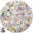 Milk Tea Stickers 105PCS Kawaii Bubble Tea Stickers,Drink Stickers, Vinyl Cute Tea Stickers Gifts,Asthetic Stickers,Water Bottle Sticker Pack for Teens Girls Kids