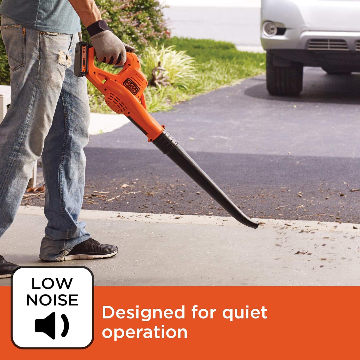 BLACK+DECKER LCC222 20V MAX Lithium String Trimmer/Edger, Sweeper Plus, 10" : Garden & Outdoor