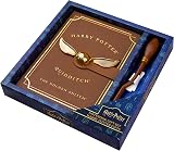 Harry Potter A5 Notebook Gift Set with Pen Faux Leather Diary Brown Wand Pen