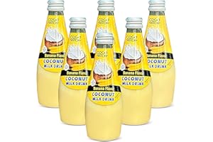 COCO NOTCH Coconut Milk Drink -10.14oz Coconut Milk Drink with Pulp – No Preservatives and Non-GMO – 6-Pack (Banana)