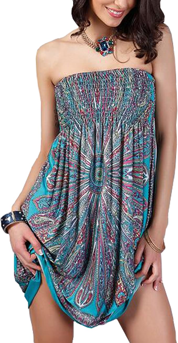strapless sundress