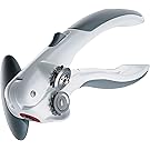 ZYLISS Lock N' Lift Can Opener with Lid Lifter Magnet, White