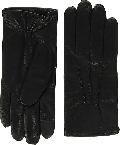 tommy hilfiger leather gloves