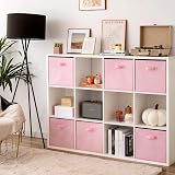 GRANNY SAYS Cube Storage Boxes Pack of 6 Large 33x33x32.4 cm Pink view 3