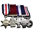 Military Medals 5x Group Set Victoria Cross, Military Medal, Military Cross, France and Germany Star & George Cross Replica, awards medals & army medals
