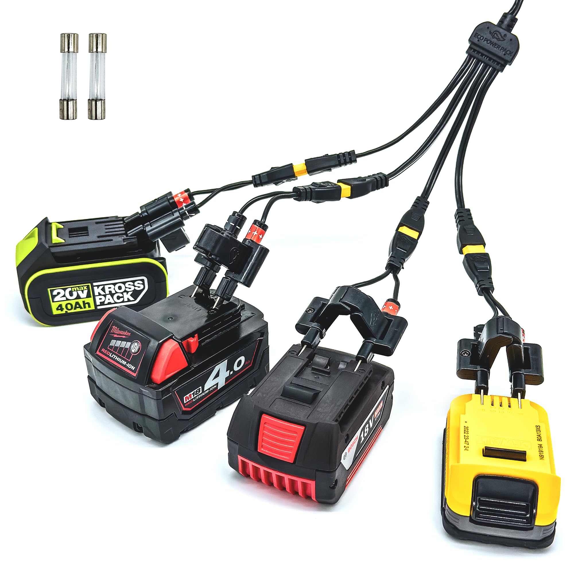 Photo 1 of Octopus Ready Multi Power Tool Battery Charger Compatible with Any Brands 18V/20V/21V Li-ion Batteries, Simultaneously Charging 4 Batteries at Once, Chargers for Cordless Power Tool Batteries
