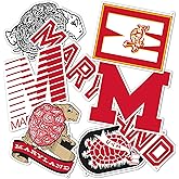 Desert Cactus University of Maryland Sticker Terrapins UMD Terps Vinyl Decals Laptop Water Bottle Car Type 2 (T2 Vintage 1)