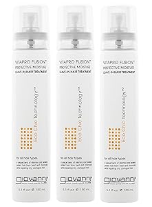 Giovanni Vitapro Fusion Protective Moisture Leave-in Hair Treatment, Packaging May Vary,5.1-Ounces Bottle (Pack of 3)