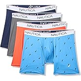 Nautica Men's 4 Pack Stretch Micro Boxer Briefs