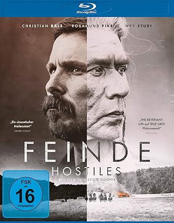 Feinde Hostiles Blu Ray Amazon De Bale Christian Studi Wes Pike Rosamund Beach Adam Foster Ben Bingham Ryan Sheperd Scott Cooper Ava Cooper Scott Bale Christian Studi Wes Dvd Blu Ray