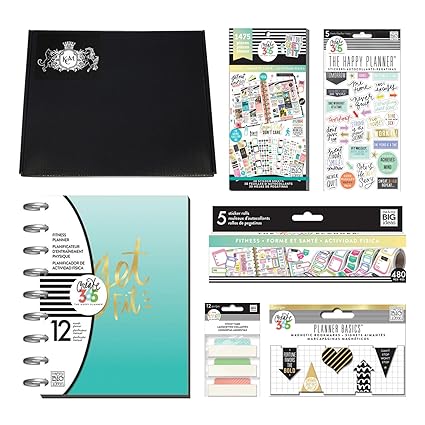  Happy Planner Journal Fitness Theme Accessory
