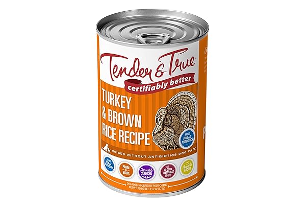 TENDER AND TRUE PET FOOD, DOG FOOD CAN...