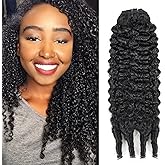 Mihugass 12 inch Burmese Curly Clip ins Natural Black Burmese Curly Clip in Hair Extensions Real Human Hair Brazilian Virgin Clip on Hair Extensions (12inch,#1B)
