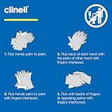 Clinell Antimicrobial Hand Wipes 200 Wipes Alcohol Free Dermatologically Tested view 6