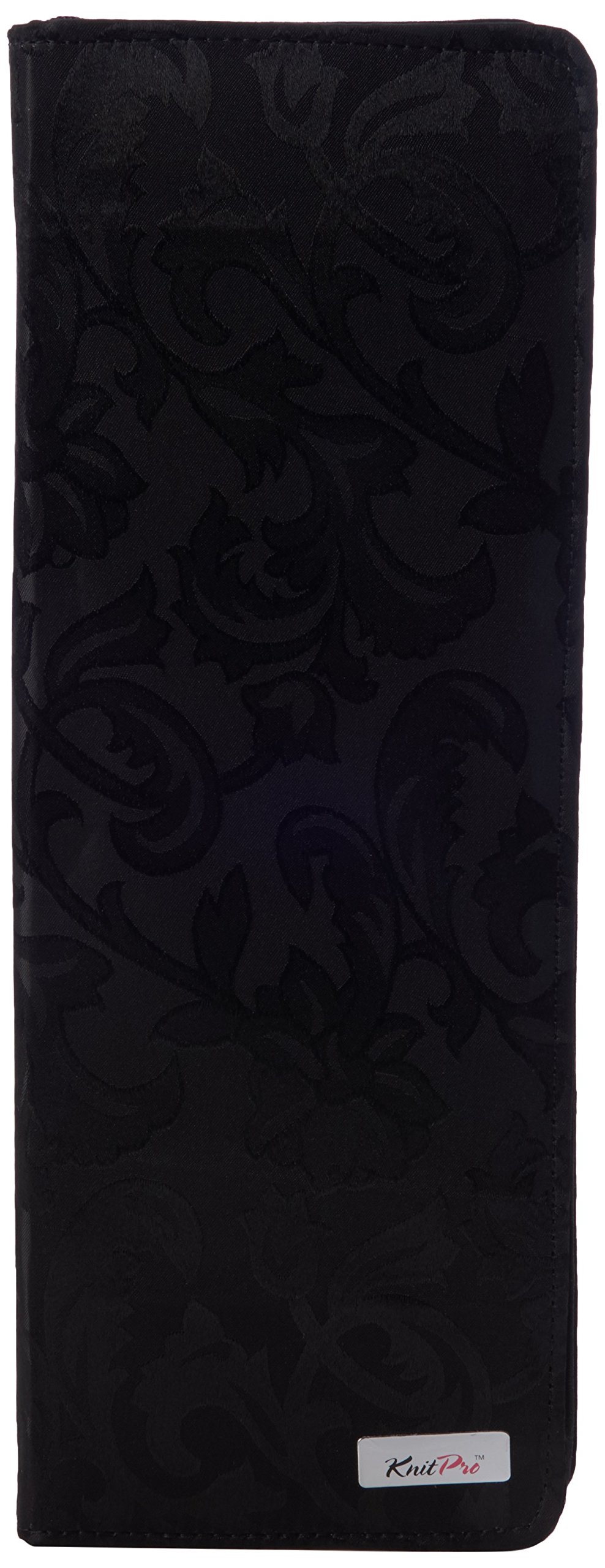 KnitPro KP10742 Fabric Knitting Pin Case: Black Jacquard Hard: 35 CM