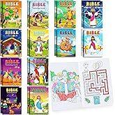 BenLouis 24 Pcs Christian Mini Coloring Books Kids Bible Verse Religious Party Favors Small Activity Books Bulk for Kids Operation Christmas Child Sunday School Goodie Bags Stuffers Gifts Travel