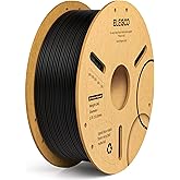 ELEGOO PLA Plus Filament 1.75mm Black 1KG, PLA+ Tougher and Stronger 3D Printer Filament Pro Dimensional Accuracy +/- 0.02mm, 1kg Spool(2.2lbs) Fits for Most FDM 3D Printers