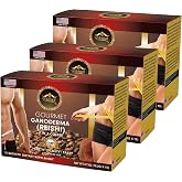 Eternal Spirit Beauty - Asian Latte Coffee Ganoderma Singles, 15 Packets (0.64 oz) &ndash; Instant Coffee Mix with Reishi Mushroom, Creamy Light Roast, Travel-Friendly Sachets, 3 Pack (45 Sachets)