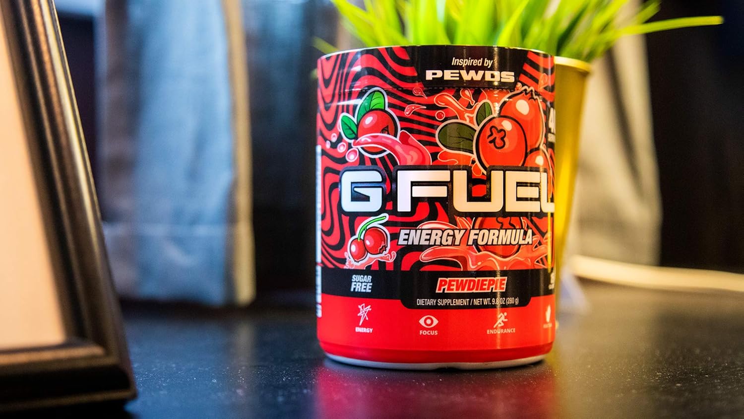 G Fuel Pewdiepie (40 Servings) Elite Energy and Endurance Formula 9.8 oz. Inspired by Pewds: Health & Personal Care
