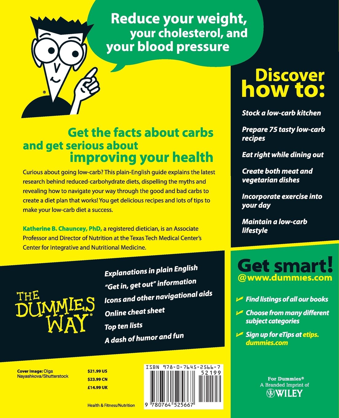 Low Carb Dieting For Dummies Chauncey Katherine B 9780764525667 Amazon Com Books