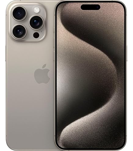 Amazon.com: Apple iPhone 15 Pro Max, 1TB, Natural Titanium