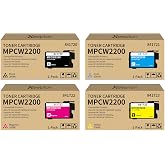 MP CW2200 Ink Cartridge with Chip for 841720 841721 841722 841723 4-Pack | Compatible for Ricoh Aficio MP CW1200 CW2000 CW2200 Gestetner MP CW2200 Lanier Savin MPCW2200 CW2201sp Printer