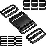 HISUNTEC Buckles for 2" Straps: 4 set Side Release