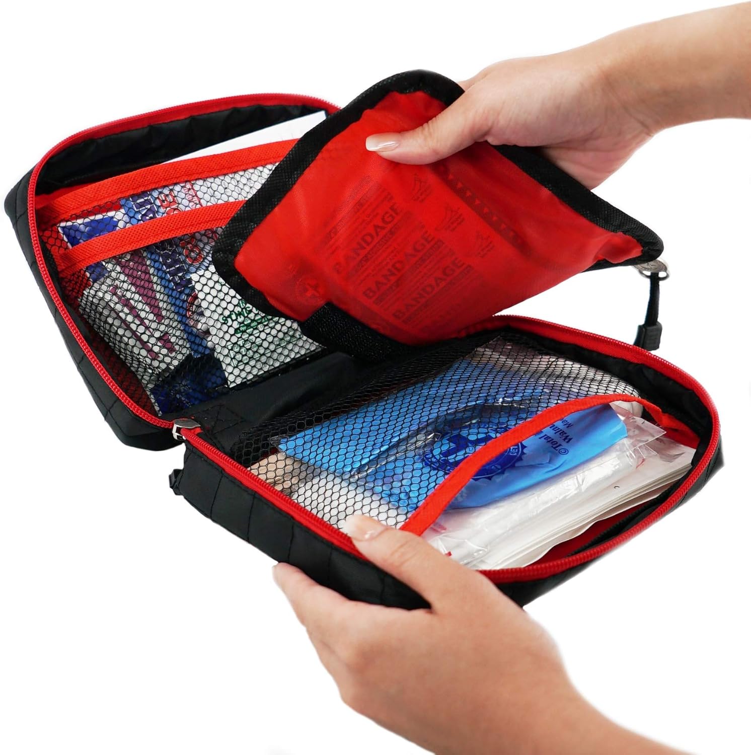 200 Piece Value First Aid Kit with Bonus Removable Mini First Aid Kit: Health & Personal Care