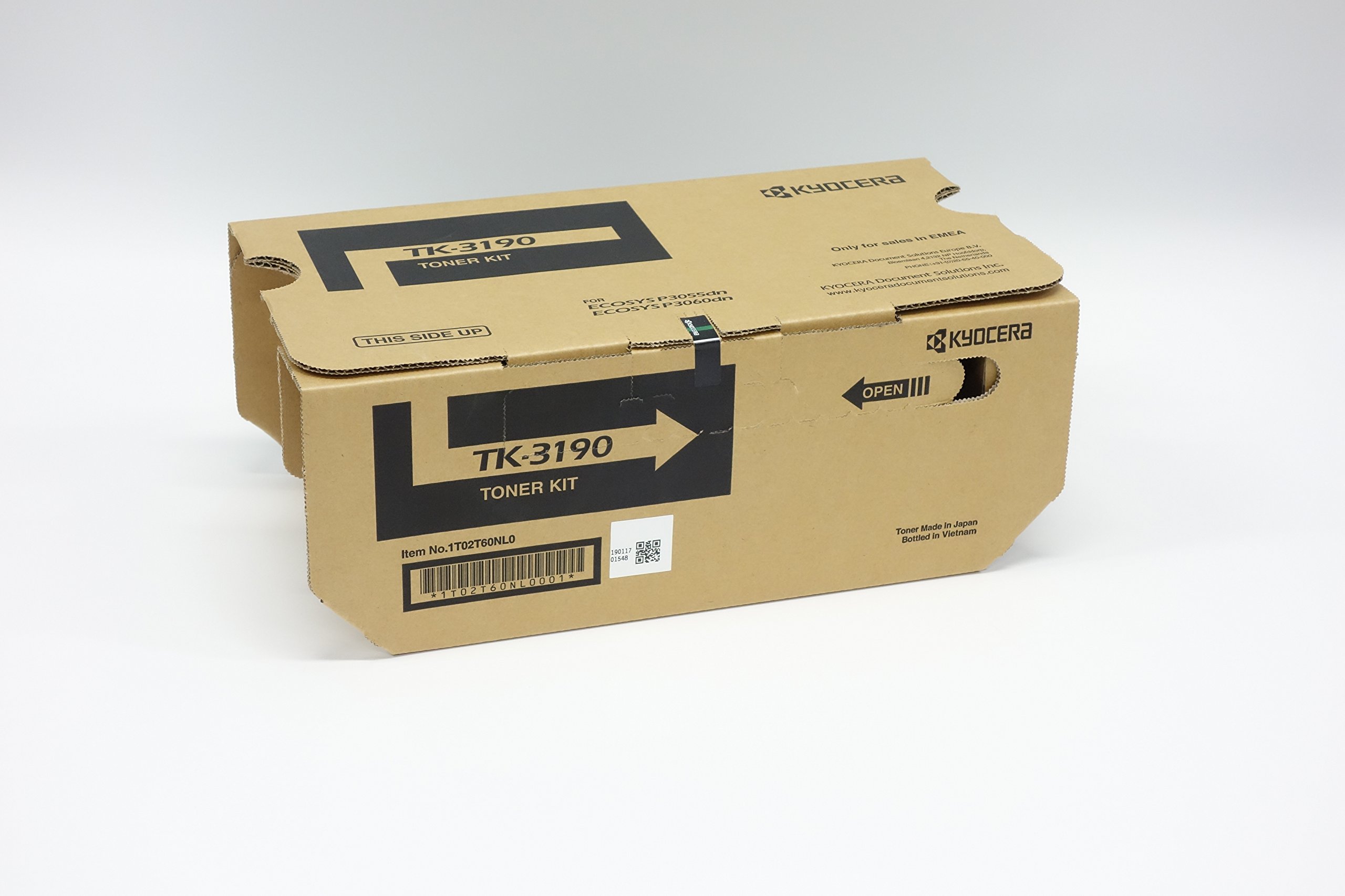 Kyocera KYTK3190 Original Laser Toner, Black, 1T02T60NL1