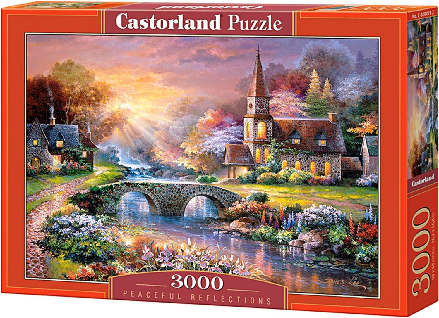 Family Puzzles - Difficult Jigsaw Puzzle - Peaceful Reflections - 3000 Piece Puzzle for Adults and Children - Pretty Puzzles for Adults - Puzzle Scenery - Nature Puzzle - Puzzle Landscape