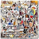 110PCS Hamiltons Merch Stickers, Cute Cartoon Aesthetic Vinyl Musicals Gifts Waterproof Decals for Laptop Bumper Skateboard Water Bottles Phone