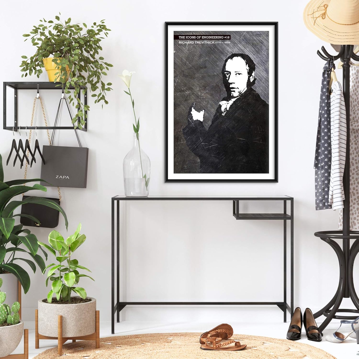 Amazon イントロスペクティブ カメレオン リチャード トレビシック アートプリント アイコンズ エンジニアリングシリーズ 16 理想的なギフト エンジニア 学生ポスター ギーク ヒストリー 24 X 16 Inch アートフレーム ポスター オンライン通販