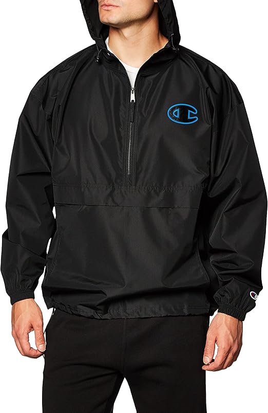 Champion Men's Packable Jacket: Amazon.co.uk: Clothing