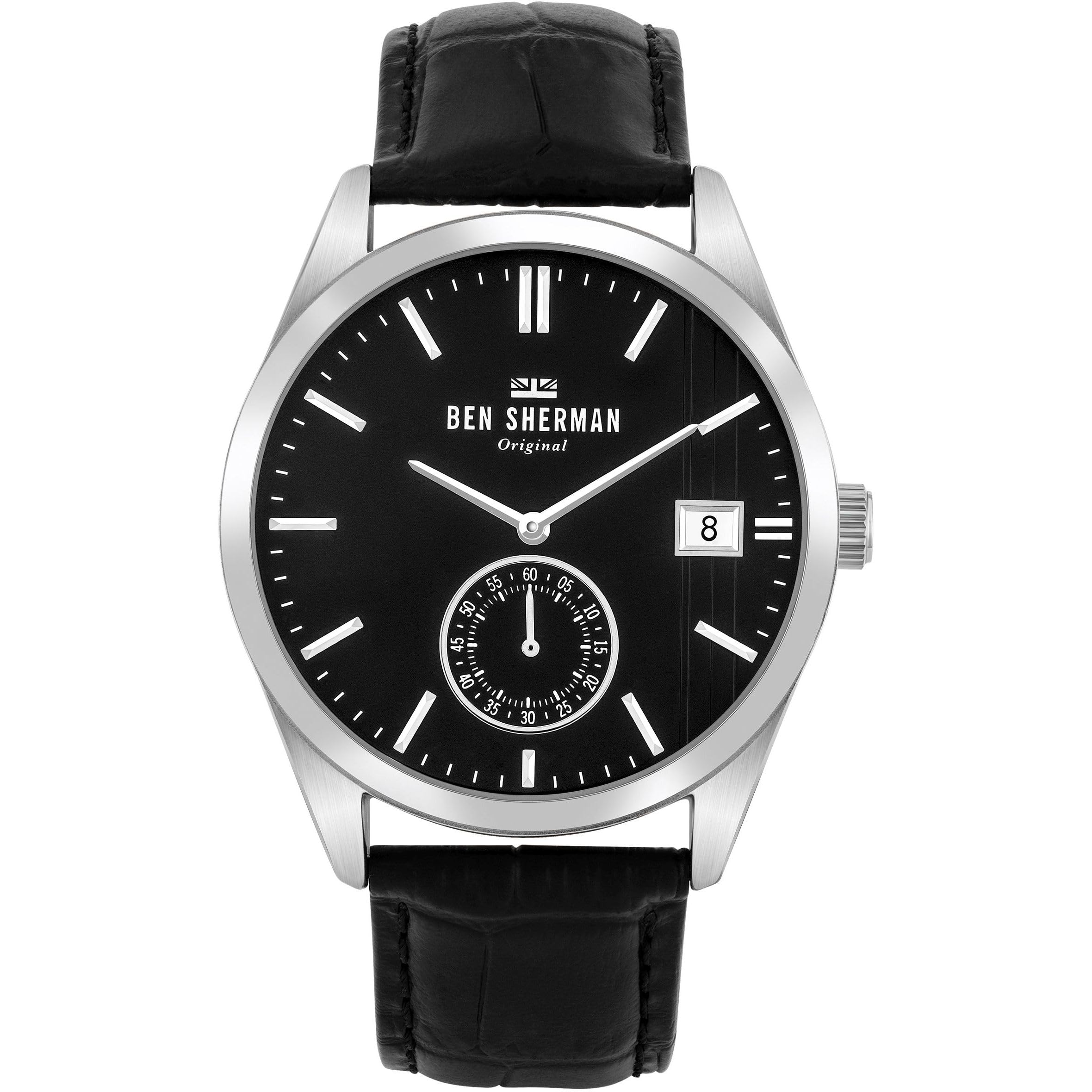 Ben Sherman Men's Analogue Quartz Watch with Leather Strap WB039BB, Bracelet