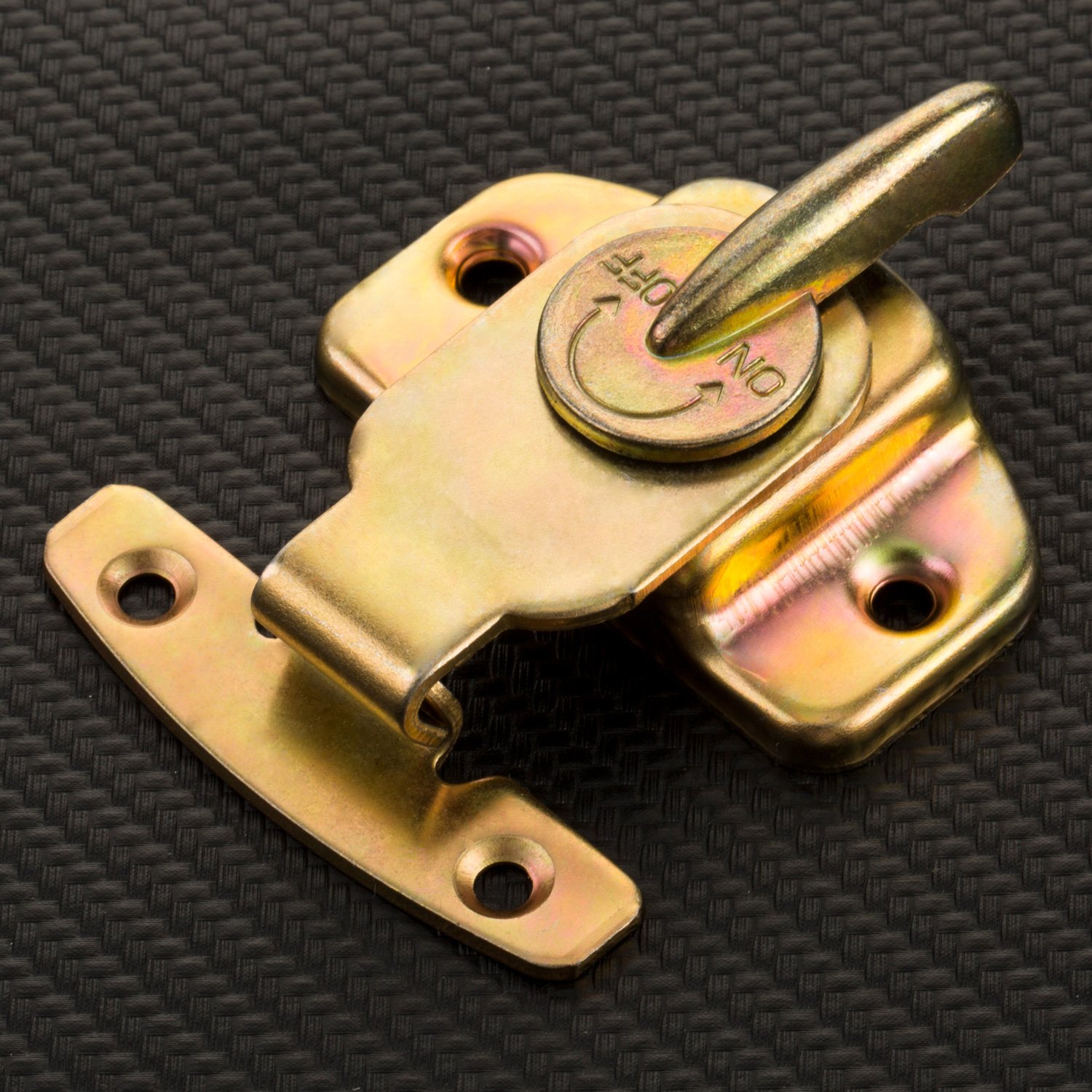 Maxdot 6 Pack Metal Brass Plated Table Locks Dining Training Table