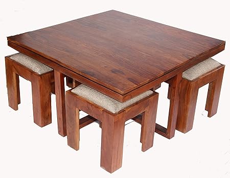 Modish Brown Colour Wooden Coffee Table/Centre Table for Dining Room/Living Room