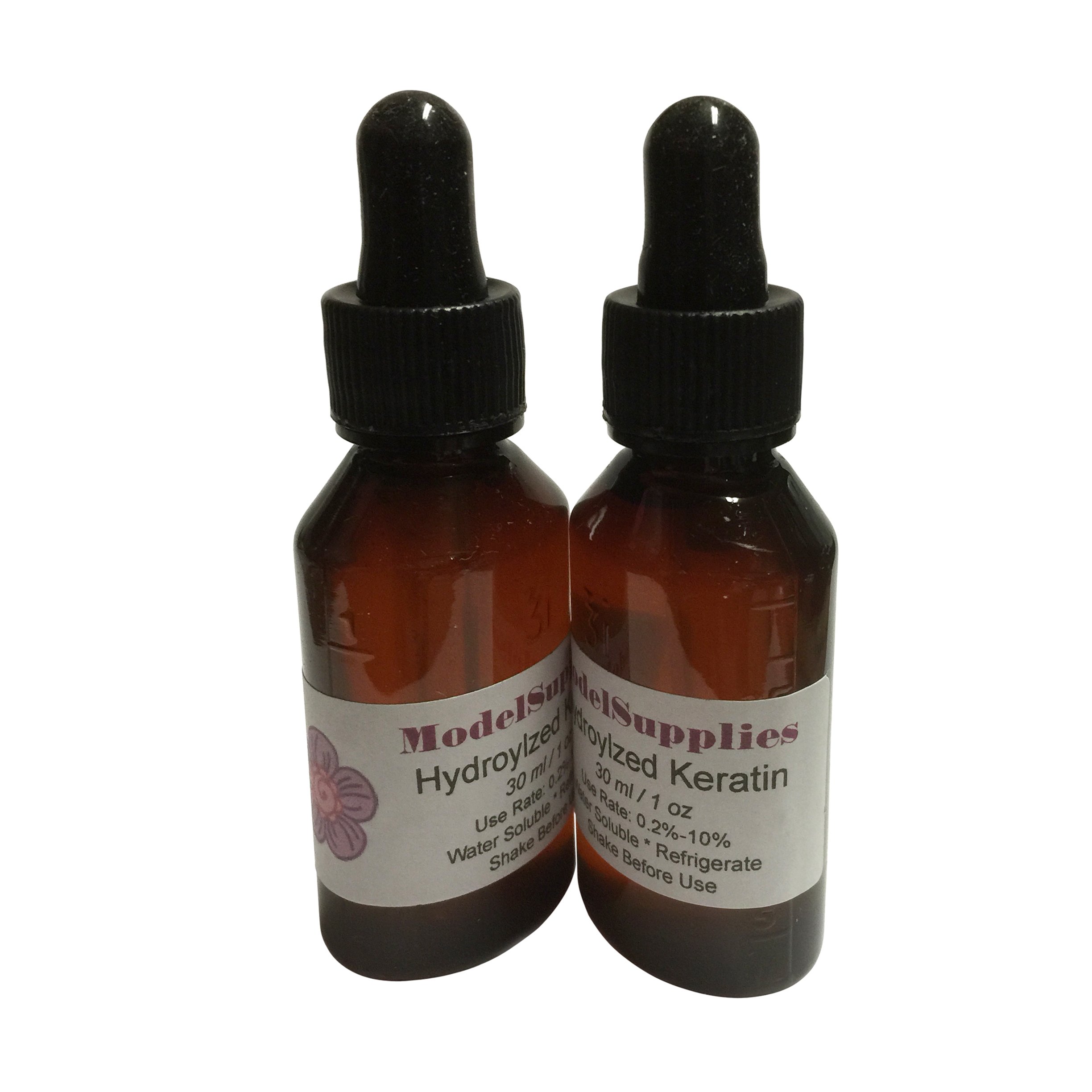 Keratin Protein DIY Ingredient 30 ml Hydrolyzed Keratin with instructions and pipet for