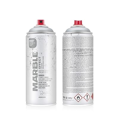 Montana Cans Montana Effect 400 ml Marble Color, Silver Spray Paint