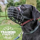 Ancol Dog Muzzle Gentle Strong Secure Basket Style 30cm Black Size 8 view 4