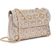 BBTT.ful Shoulder Bags Crossbody Bag Purses Handbags Crystals Rhinestone Evening Bag for Women Clutch Purse with Chain