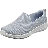 Skechers Women's Go Walk Joy Aurora Sneaker, Light Gray, 10