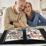 Miaikoe Photo Album 300 Pockets 4x6 Large Capacity Linen Hardcover Black view 6