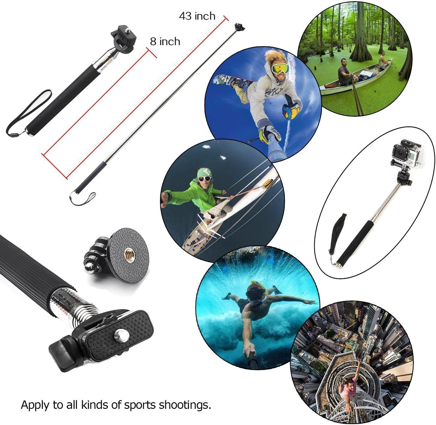 GoPro HERO8 (Hero 8) Action Camera (Black) with Premium