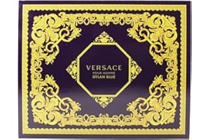 Versace Dylan Blue 3-Piece Gift Set for Men, 1.7 Oz (Packaging May Vary)