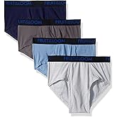 Fruit of the Loom mens 4pk Breathable Cotton Micro-mesh Briefs