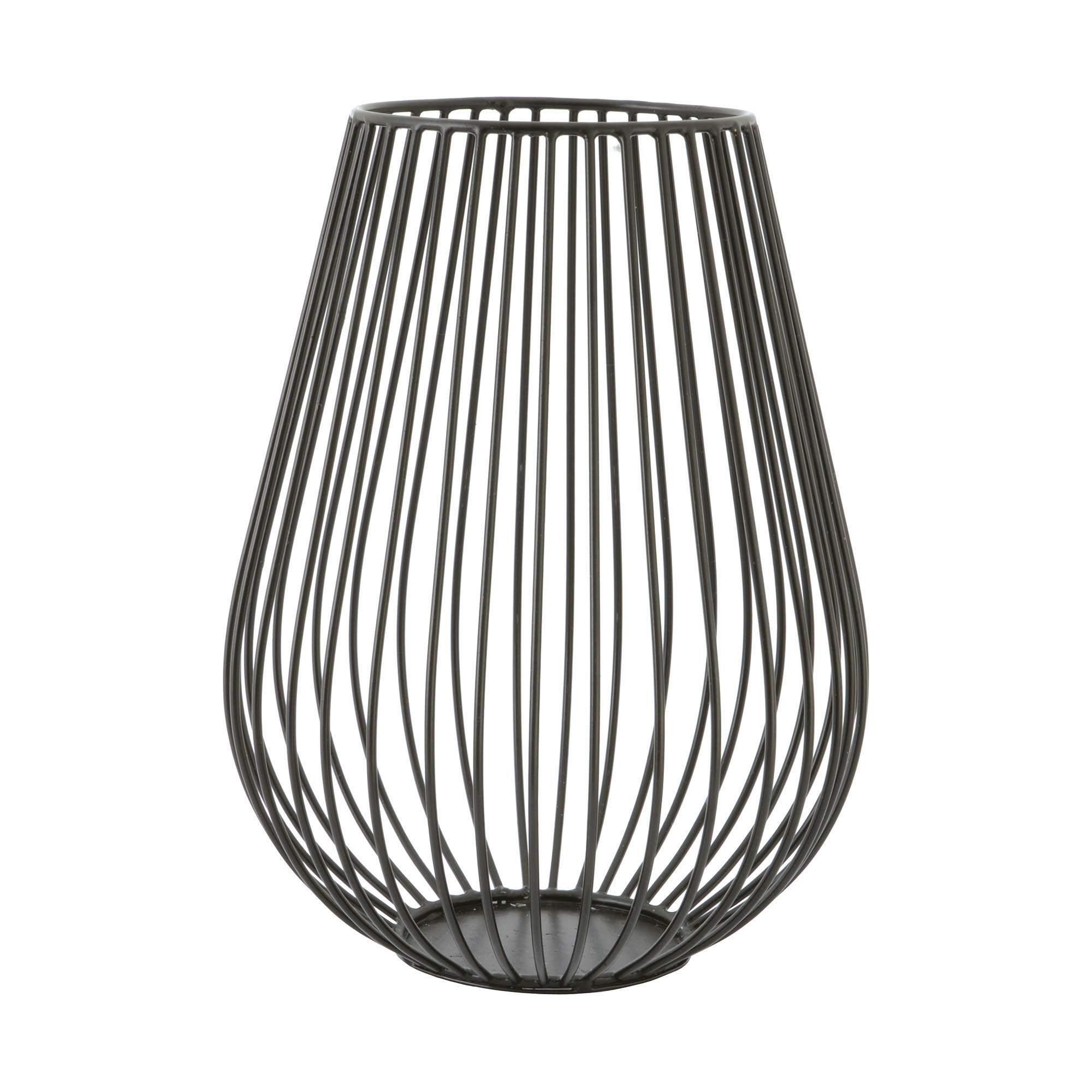A'Domo Point-Virgule Wire Candle Holder Black 17Cm H 22.5Cm