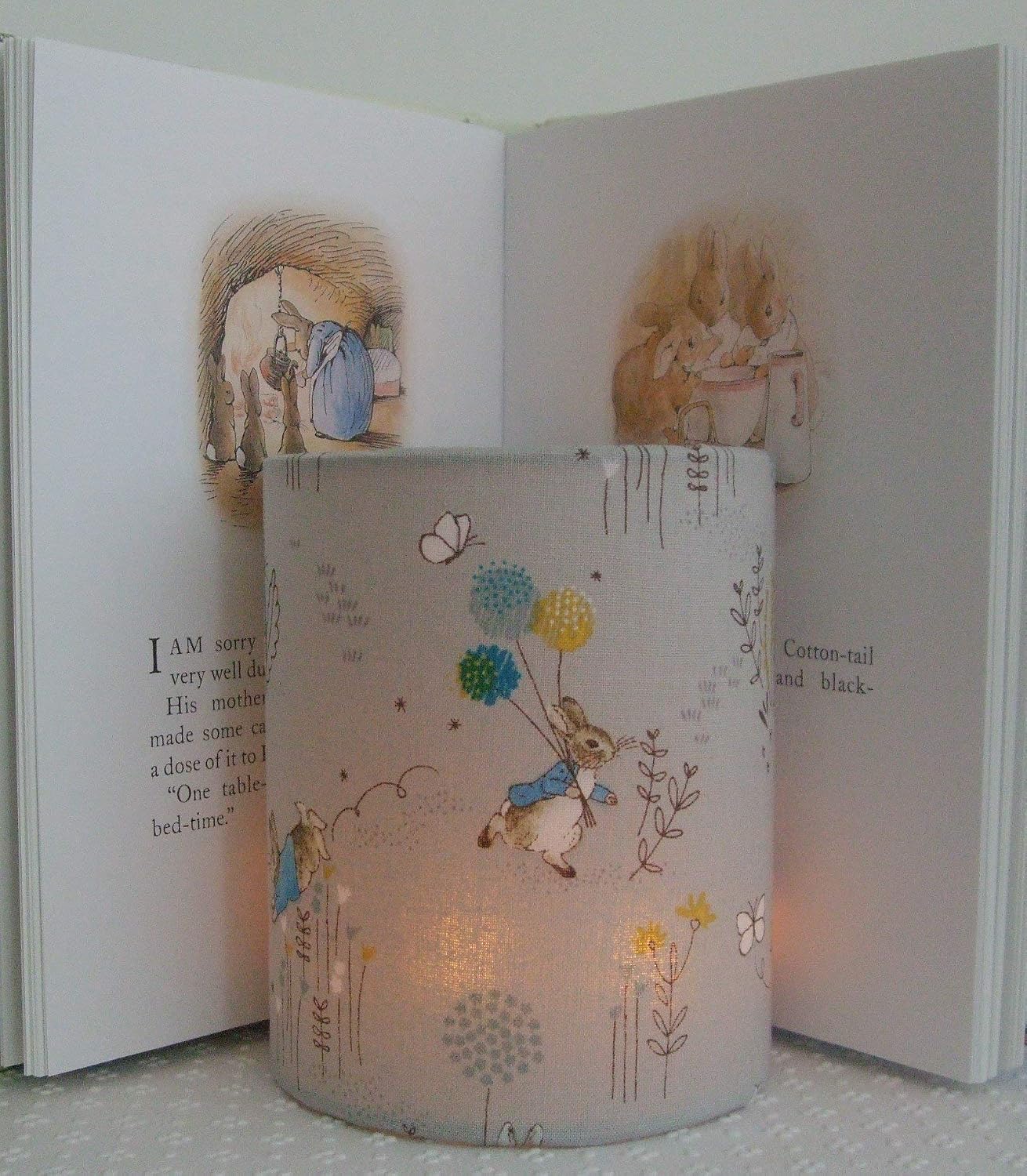Beatrix Potter Peter Rabbit Handmade Nursery Night Light Amazon co 